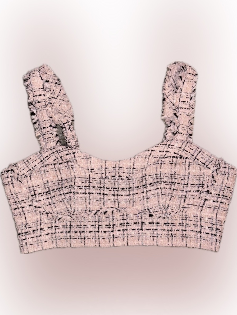 NWT wild fable Pink Tweed Cropped Tank